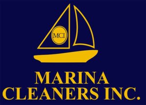 marina Dry Cleaners logo